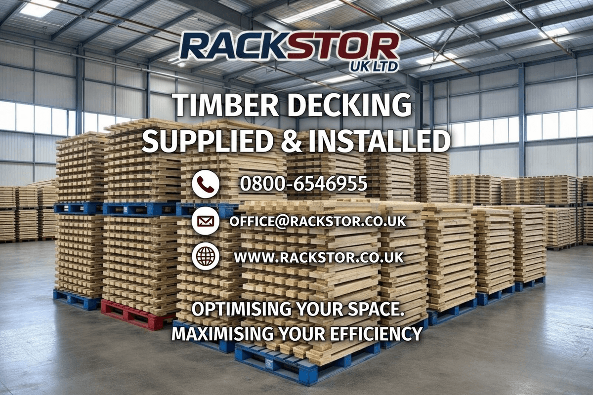 Timber Decks Racking Timber Decking for Pallet Racking | Supply & Install UK-Wide